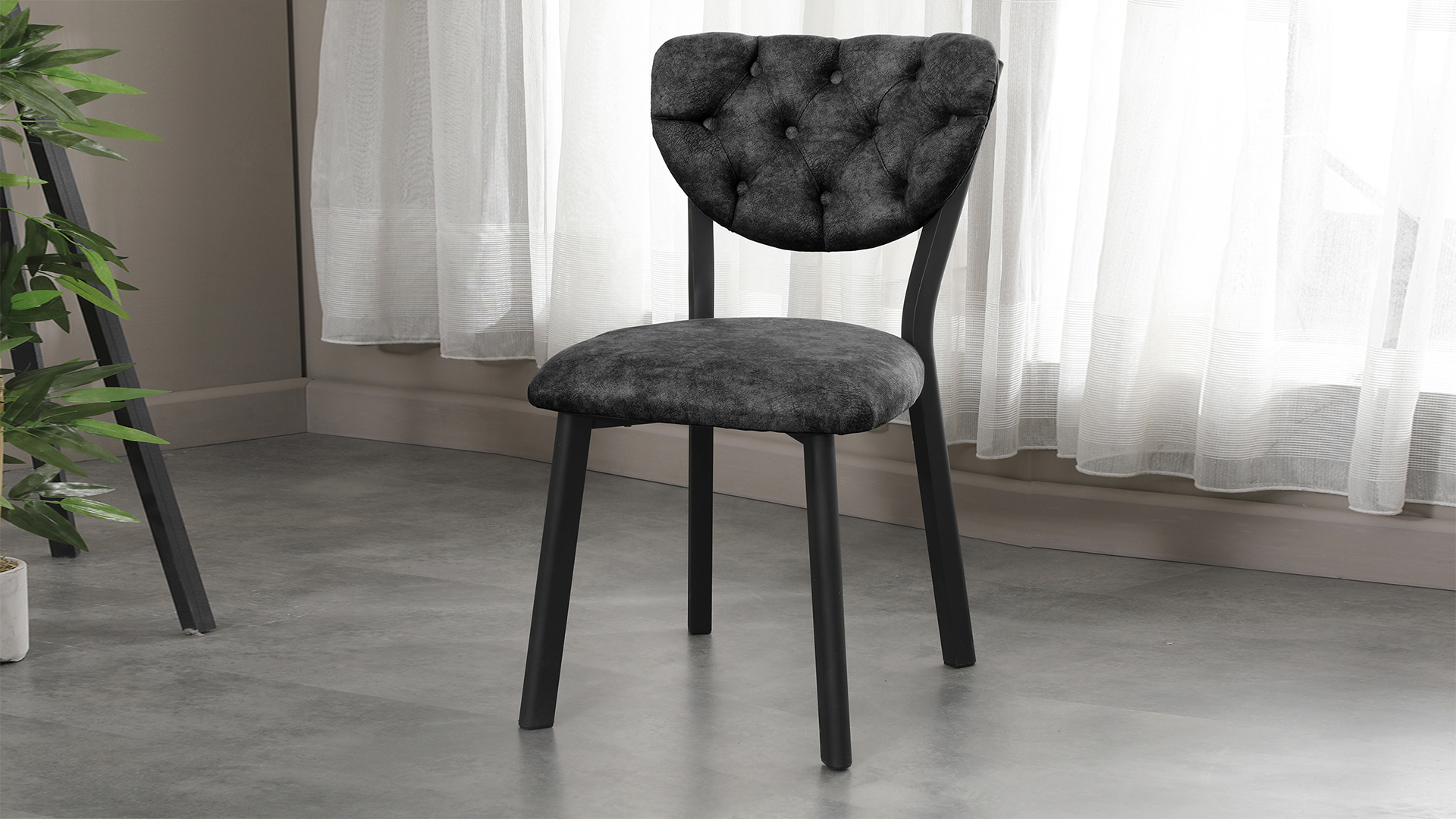 Elma Modeli Chester Yemek Odası,Cafe,Restoran Ve Mutfak Sandalyesi