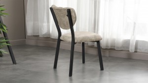 Elma Modeli Chester Yemek Odası,Cafe,Restoran Ve Mutfak Sandalyesi Krem