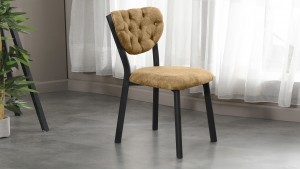 Elma Modeli Chester Yemek Odası,Cafe,Restoran Ve Mutfak Sandalyesi Kapiçino