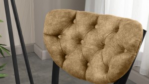 Elma Modeli Chester Yemek Odası,Cafe,Restoran Ve Mutfak Sandalyesi Kapiçino