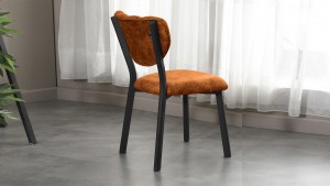 Elma Modeli Chester Yemek Odası,Cafe,Restoran Ve Mutfak Sandalyesi Kiremit