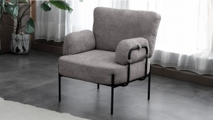 Hermes Balkon,Bahçe,Cafe,Metal Koltuk ,Bahçe,Takli berjer koltuk Gri