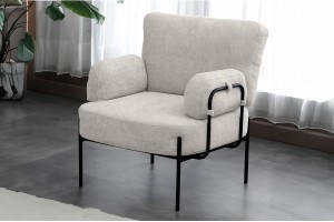 Hermes Krem 2+1+1 çay seti koltuk takımı