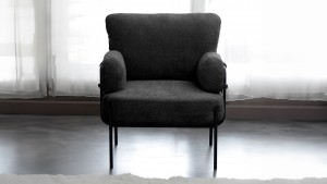 Hermes Balkon,Bahçe,Cafe,Metal Koltuk ,Bahçe,Takli berjer koltuk siyah