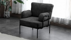 Hermes Balkon,Bahçe,Cafe,Metal Koltuk ,Bahçe,Takli berjer koltuk siyah