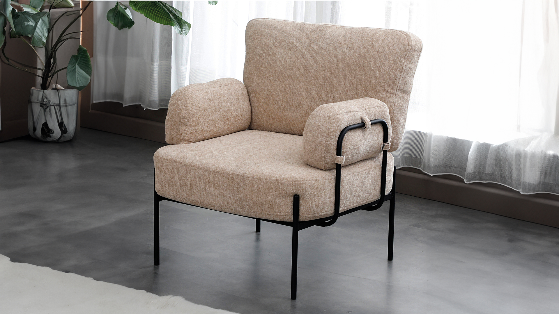 Hermes Balkon,Bahçe,Cafe,Metal Koltuk ,Bahçe,Takli berjer koltuk Sütlü Kahve