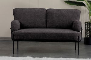 Hermes Siyah 2+1+1 çay seti koltuk takımı