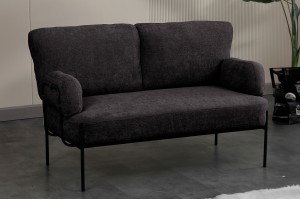 Hermes Siyah 2+1+1 çay seti koltuk takımı