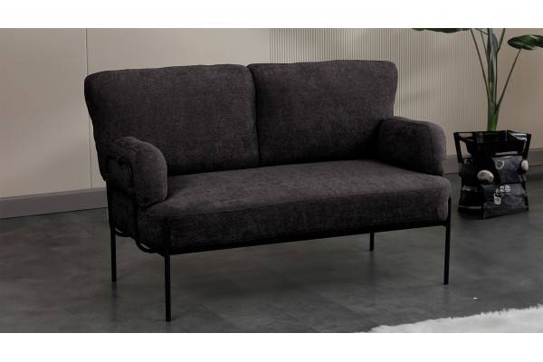 Hermes Balkon, Bahçe, Cafe, Metal İkili Koltuk, Füme Hermes Balkon, Bahçe, Cafe, Metal İkili Koltuk, Füme