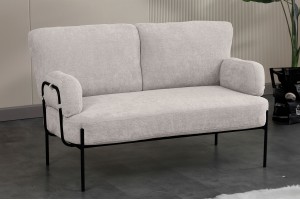 Hermes Krem 2+1+1 çay seti koltuk takımı