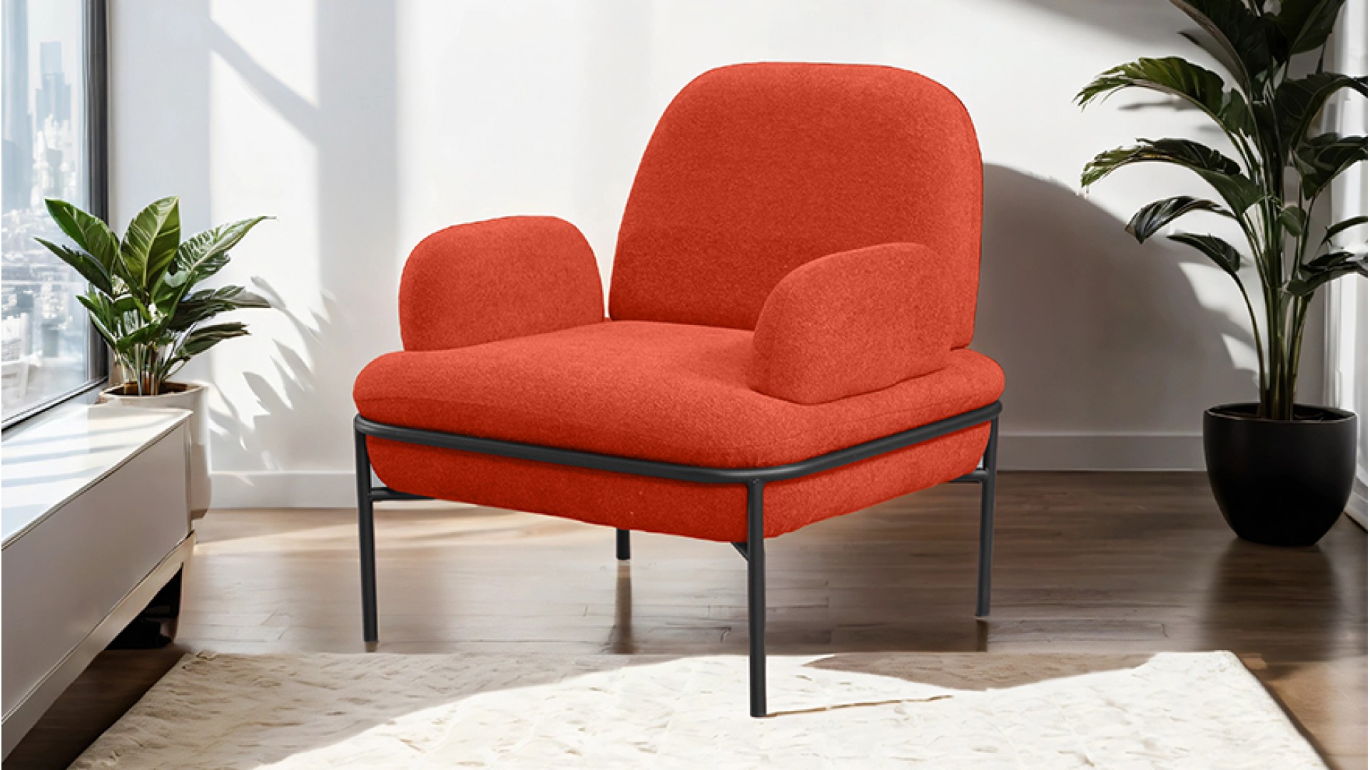 Aster Cafe,Ofis,Büro,Balkon,Otel ,Lobi,Tekli Berjer Koltuk Kiremit