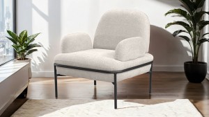 Aster Cafe,Ofis,Büro,Balkon,Otel ,Lobi,Tekli Berjer Koltuk Krem