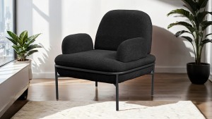 Aster Cafe,Ofis,Büro,Balkon,Otel ,Lobi,Tekli Berjer Koltuk siyah