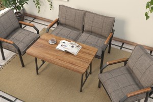 Berlin Bahçe Koltuk Takımı 2+1+1 Masalı
