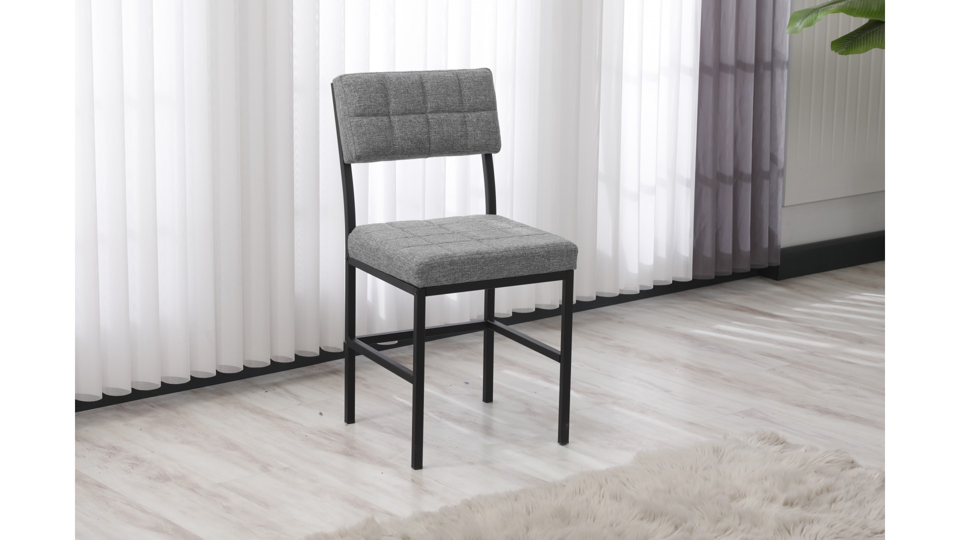 Duba Modeli Sandalye Yemek Odası,Cafe,Restoran Ve Mutfak Sandalyesi Gri