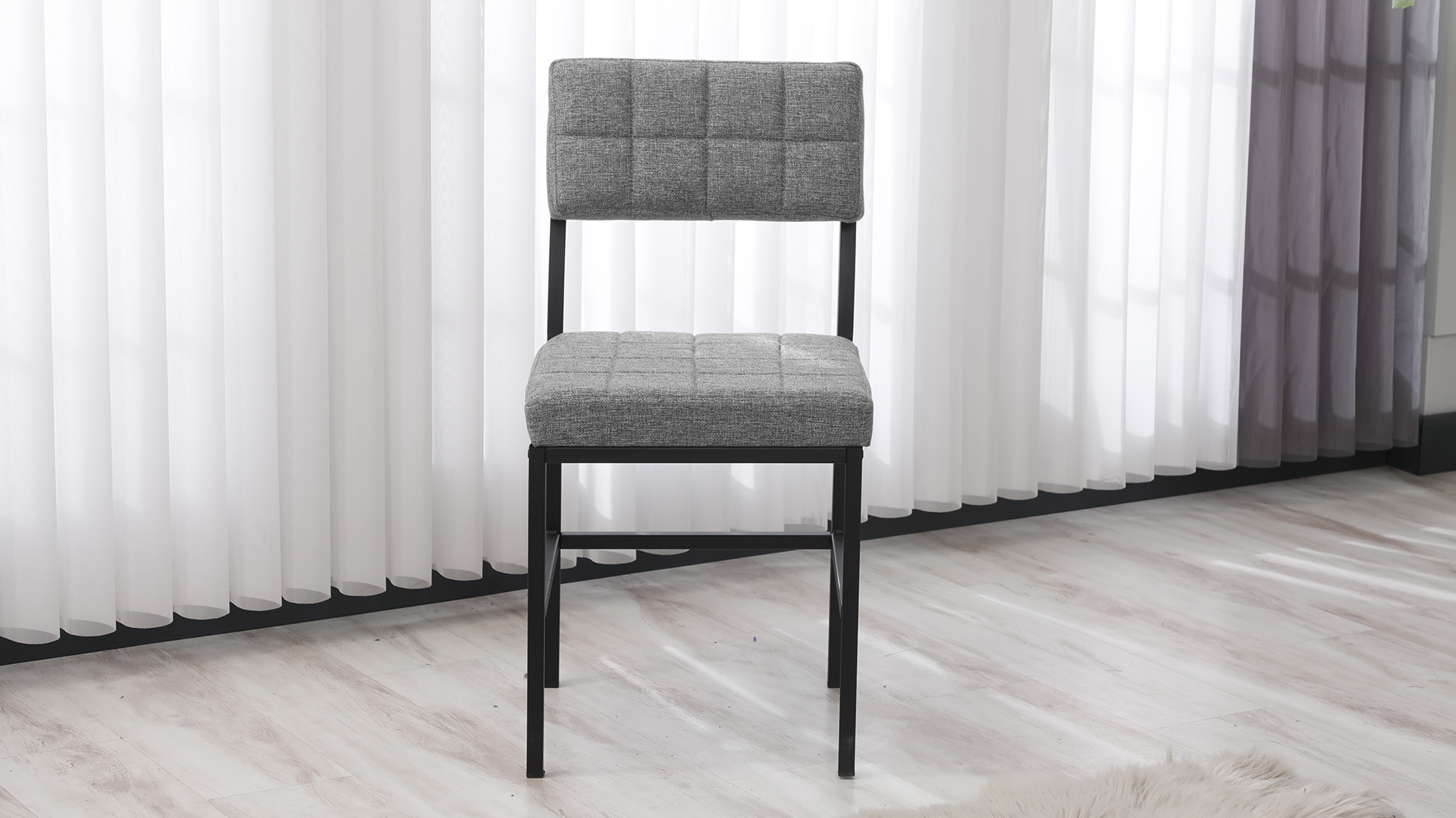 Duba Modeli Sandalye Yemek Odası,Cafe,Restoran Ve Mutfak Sandalyesi Gri