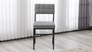 Duba Modeli Sandalye Yemek Odası,Cafe,Restoran Ve Mutfak Sandalyesi Gri