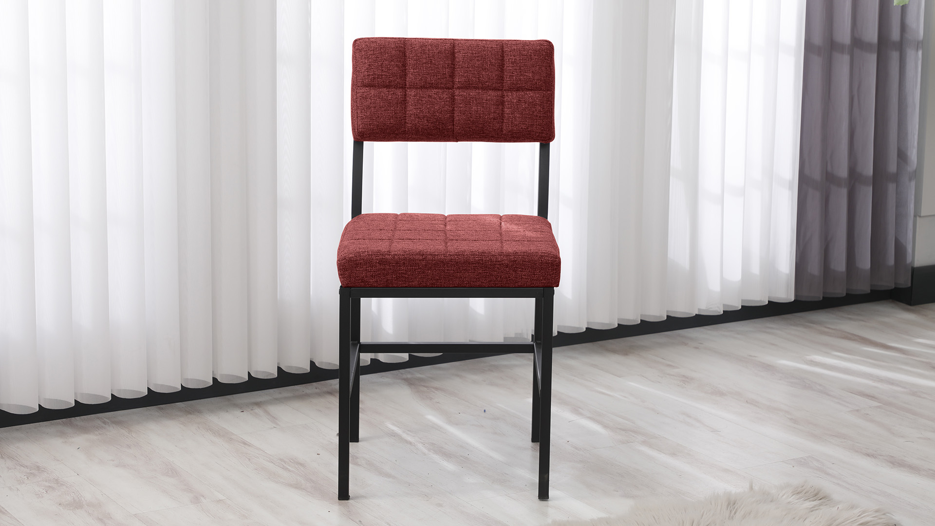 Duba Modeli Sandalye Yemek Odası,Cafe,Restoran Ve Mutfak Sandalyesi Bordo