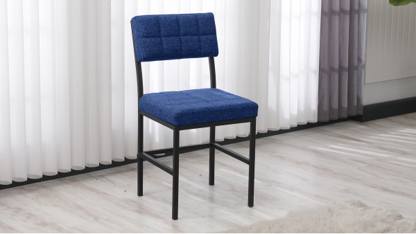 Dubai Modeli Sandalye Yemek Odası, Cafe, Restoran Ve Mutfak Sandalyesi Lacivert