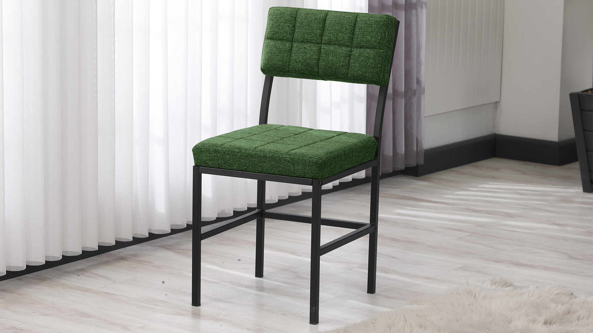 Duba Modeli Sandalye Yemek Odası,Cafe,Restoran Ve Mutfak Sandalyesi  Yaşil
