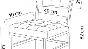 Dubai Modeli Mutfak Masa Takımı 4 Sandalye Keten Kumaş Krem1 Masa Ceviz