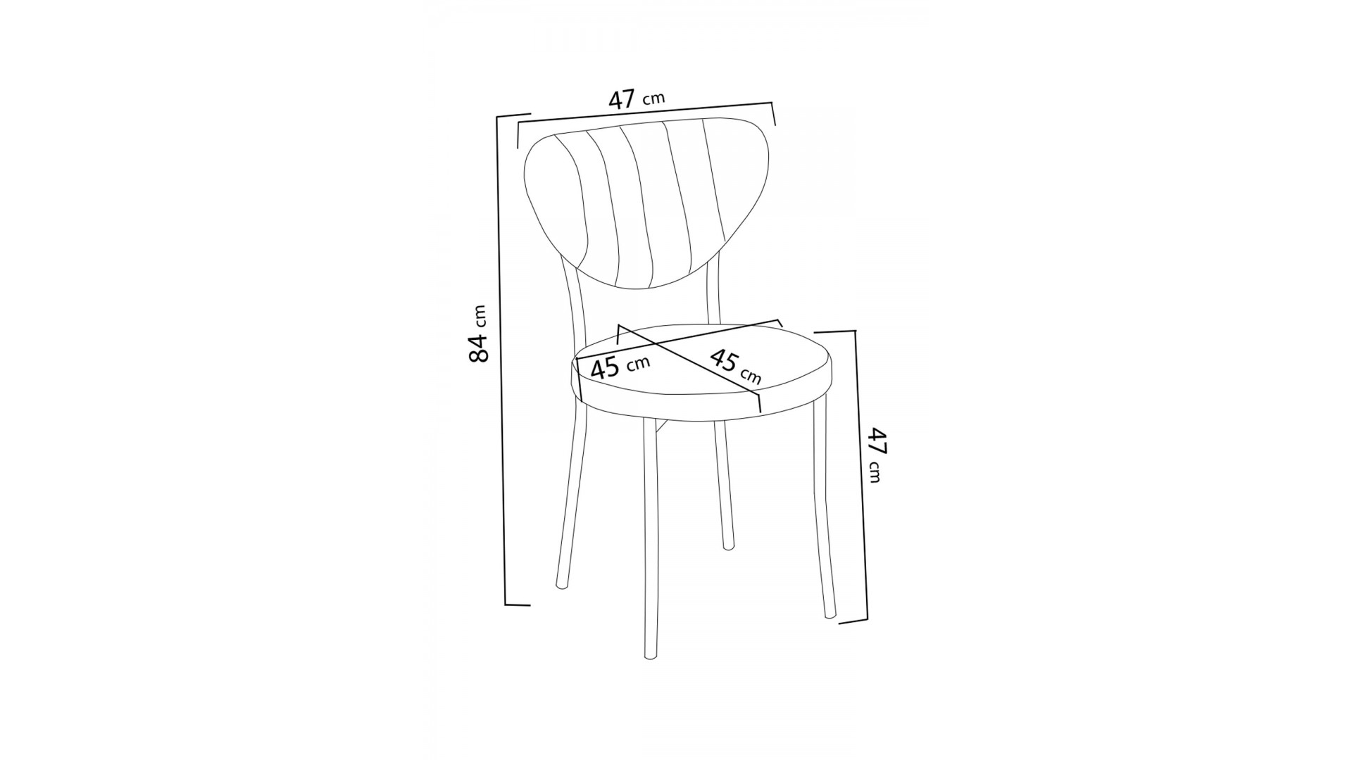 Elegant Modeli Sandalye Yemek Odası Cafe Restoran Ve Mutfak Sandalyesi Keten Kumaş Yeşil