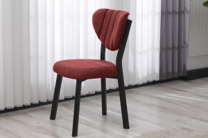 Elma 4 Sandalyeli Masa Takımı Bordo Ceviz