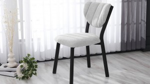 Elma Modeli Chester Yemek Odası,Cafe,Restoran Ve Mutfak Sandalyesi Teddy Krem