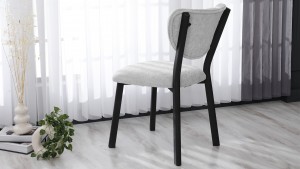 Elma Modeli Chester Yemek Odası,Cafe,Restoran Ve Mutfak Sandalyesi Teddy Krem