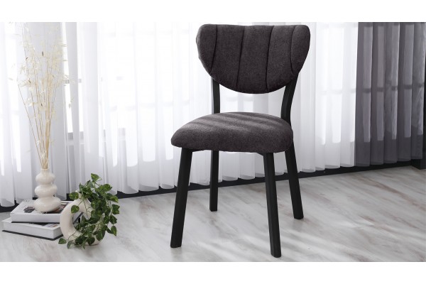 Elma Modeli Yemek Odası, Cafe, Restoran Ve Mutfak Sandalyesi Teddy Füme