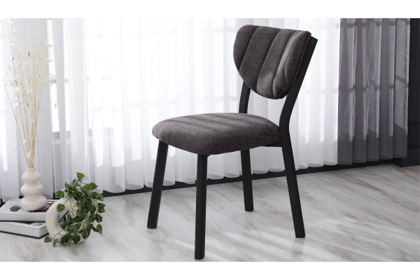 Elma Modeli Yemek Odası, Cafe, Restoran Ve Mutfak Sandalyesi Teddy Füme