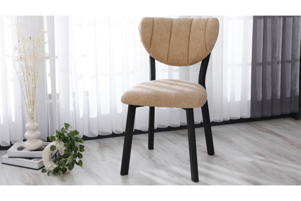 Elma Modeli Yemek Odası, Cafe, Restoran Ve Mutfak Sandalyesi Teddy Kapiçino