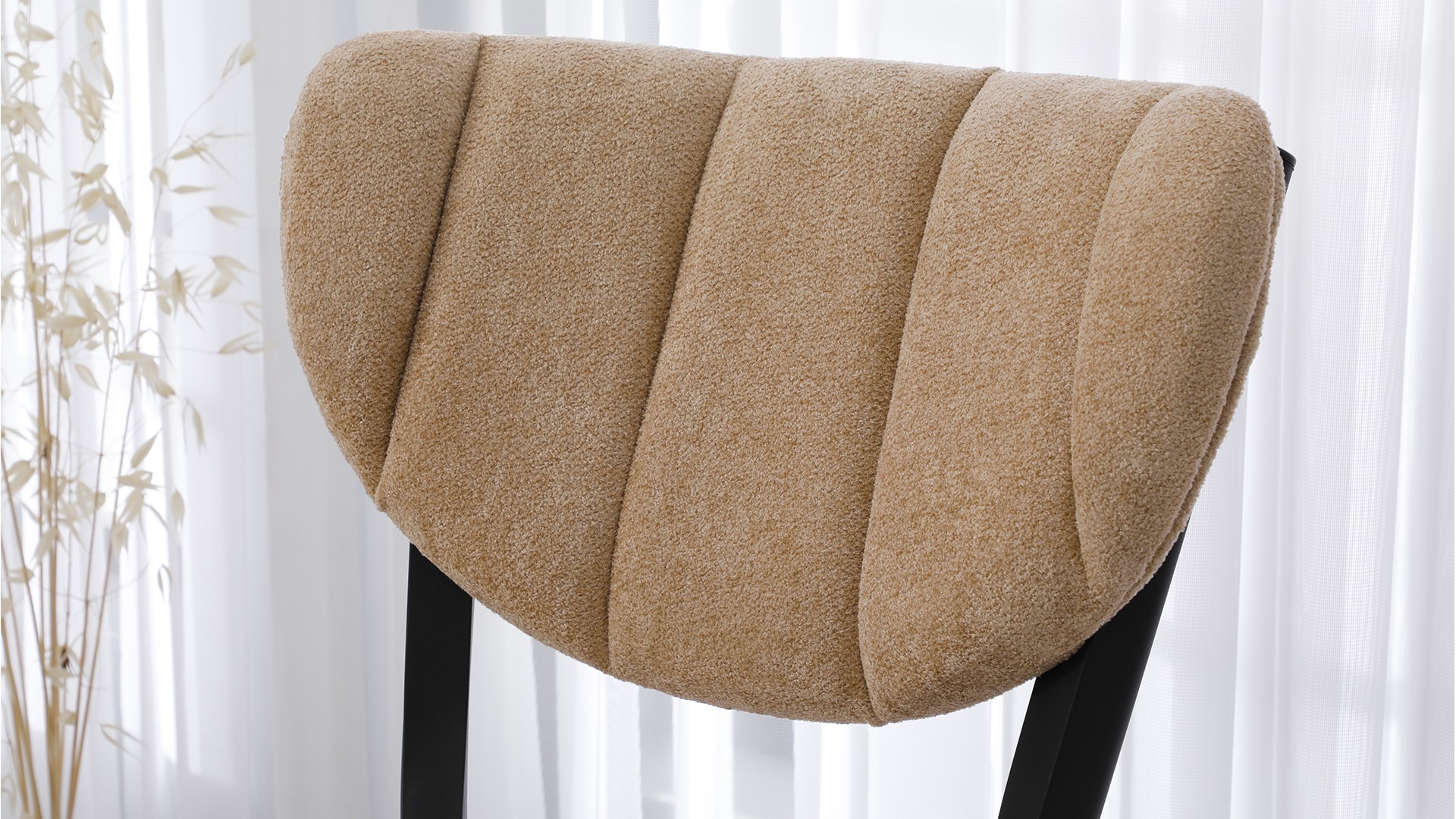 Elma Modeli Chester Yemek Odası,Cafe,Restoran Ve Mutfak Sandalyesi Teddy Kapiçino