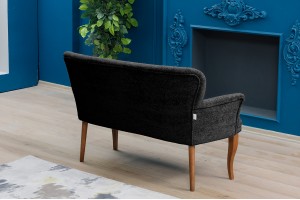 Paris Teddy Bukle Koltuk Takımı Siyah Ceviz Ay