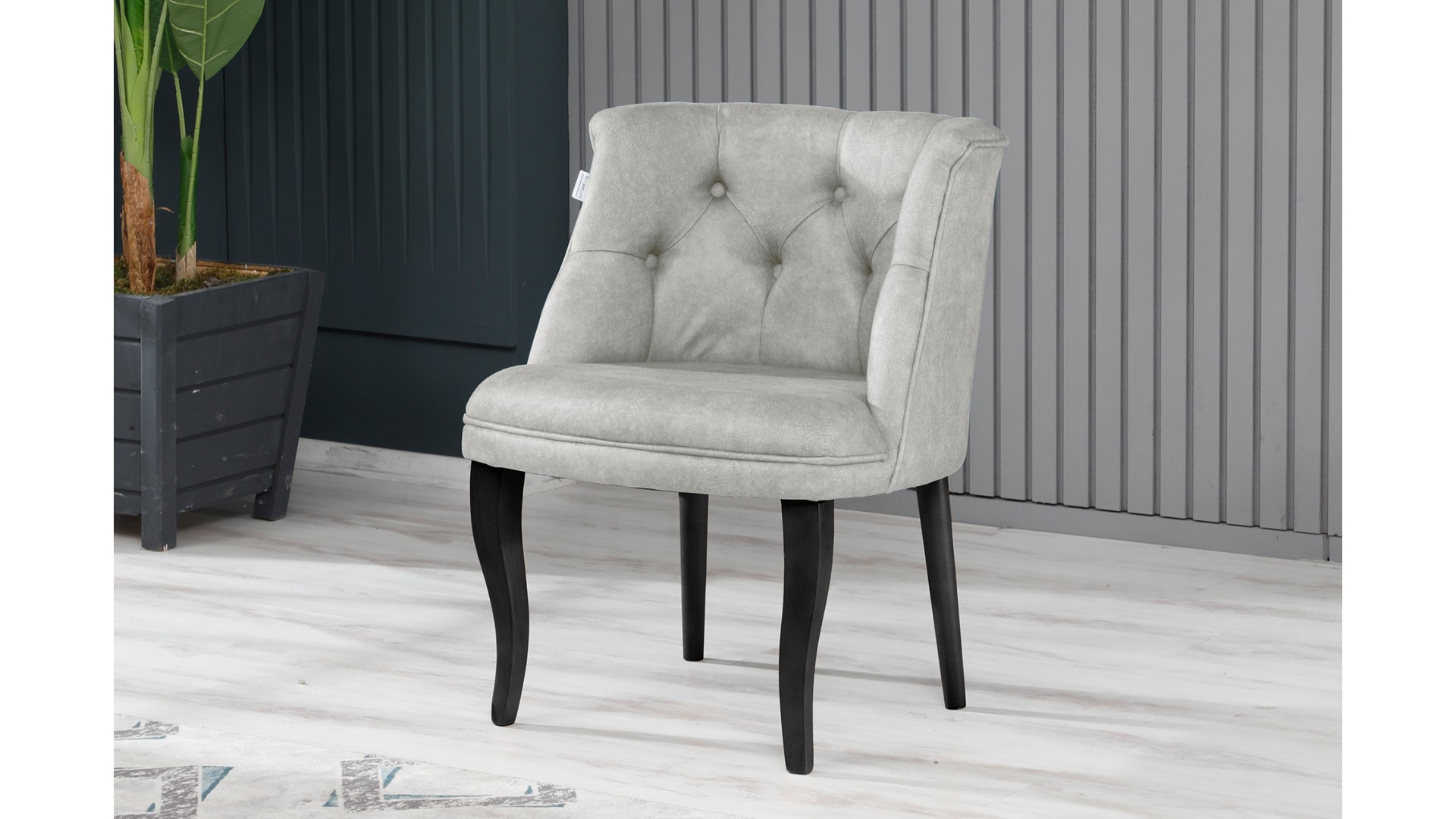 Roma Kolsuz Çay Seti Koltuk Takımı Nubuk Kumaş Ahşap Ahşap Ayak Krem