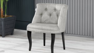 Roma Kolsuz Çay Seti Koltuk Takımı Nubuk Kumaş Ahşap Ahşap Ayak Krem