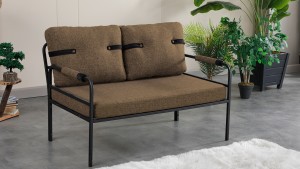 Armens Linda Balkon,Bahçe Mobilyası,Cafe,Metal İkili Koltuk Kahve