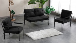 Armens Linda Balkon,Bahçe Mobilyası,Cafe,Metal Koltuk Takımı 1 ikili 2 Tekli Füme