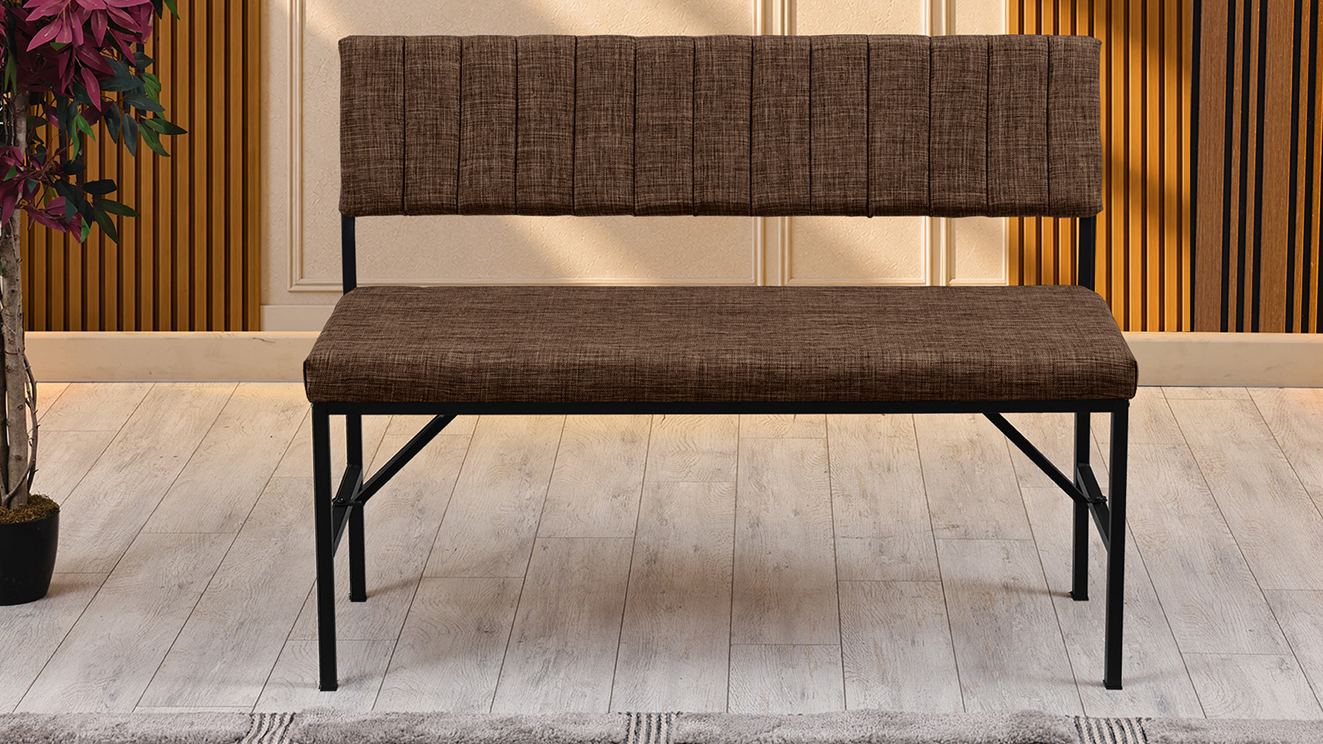 Melody 110x155 Çok Amaçlı Mutfak Köşe Bench Bank Takımı Ayrılabilir 2 Adet İkili Bench