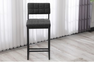 Retro 66 cm Bar Sandalyesi Füme
