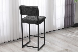 Retro 66 cm Bar Sandalyesi Füme
