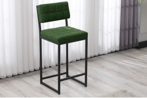Retro 66 cm Bar Sandalyesi Yeşil