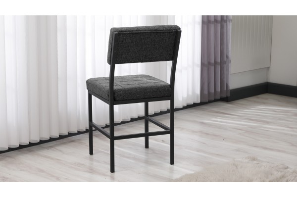 Dubai 2 Sandalyeli Mutfak Masa Takımı – Kompakt Modern Tasarım-70x70 Ceviz - Füme
