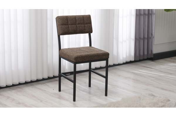 Dubai 2 Sandalyeli Mutfak Masa Takımı – Kompakt Modern Tasarım-70x70 Beyaz - Kahve