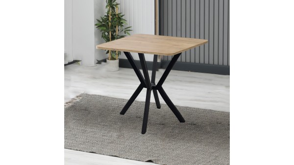 Elma Mutfak Masası Ceviz 70x70