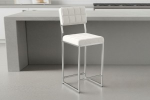 Retro 66 cm Bar Sandalyesi Krem