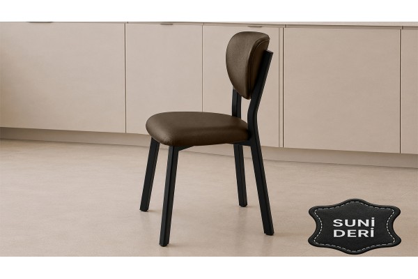 Elma Suni Deri Metal Sandalye 30x40 D Profil Cafe Restoran Lokanta Bahçe Mutfak Sandalyesi Kahve Elma Suni Deri Metal Sandalye 30x40 D Profil Cafe Restoran Lokanta Bahçe Mutfak Sandalyesi Kahve
